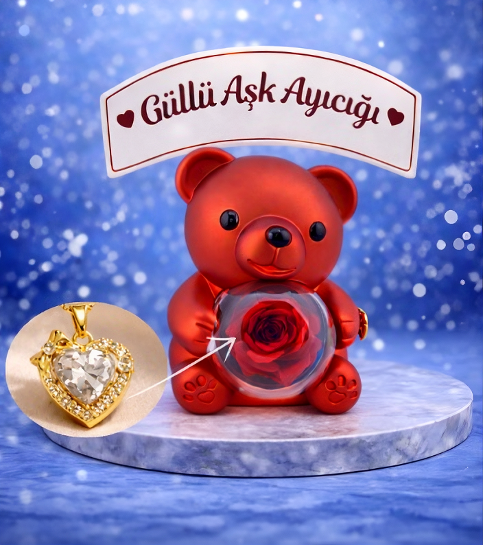 ZARAFET KALBİ FİYONK KOLYE – 14 AYAR ALTIN KAPLAMA